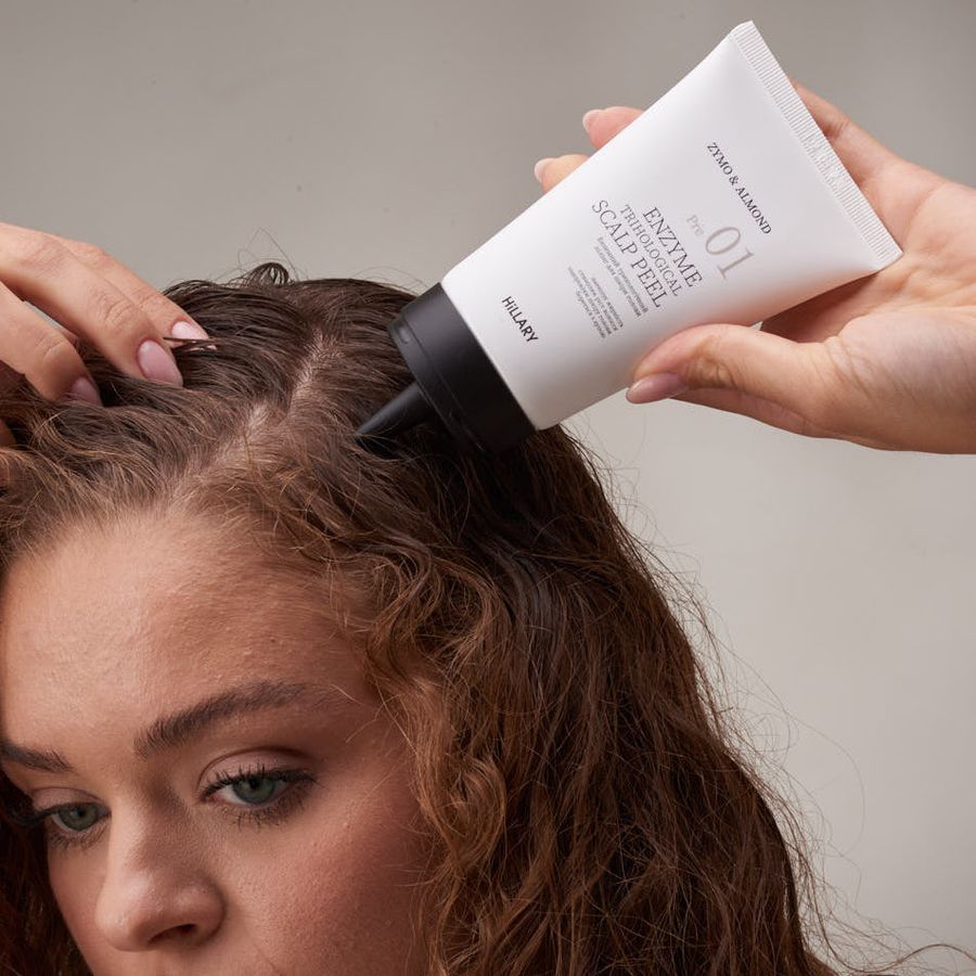 Enzyme peeling for the scalp + Set for all hair types Hillary Intensive Nori Building and Strengthening