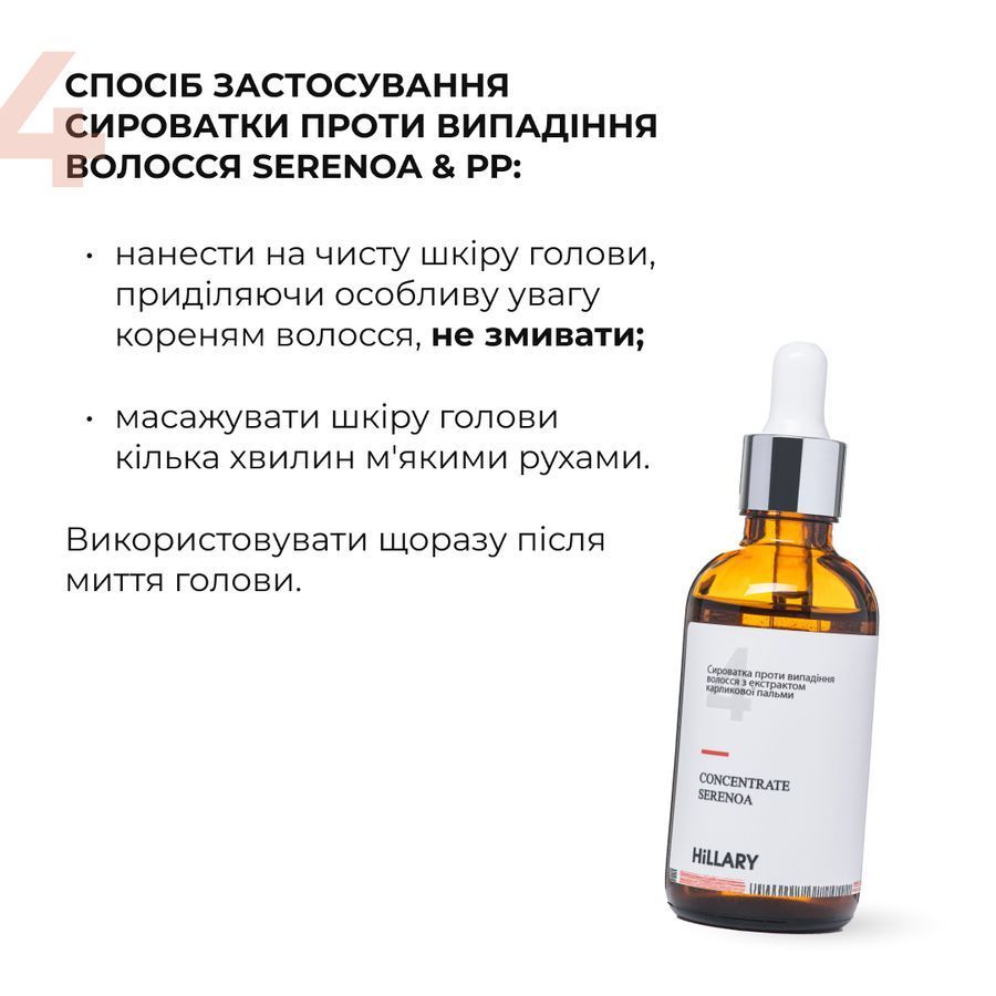 Шампунь та сироватка для волосся Concentrate Serenoa + кондиціонер проти випадіння волосся - фото №1