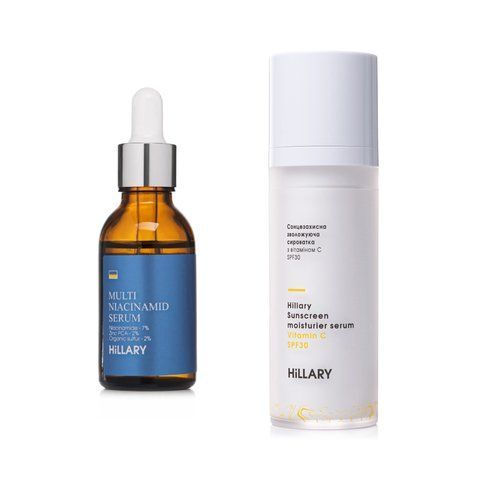 Набір для контролю висипань та щоденного захисту шкіри SPF30 Hillary Acne Control & Daily Skin Protection Set - фото №1