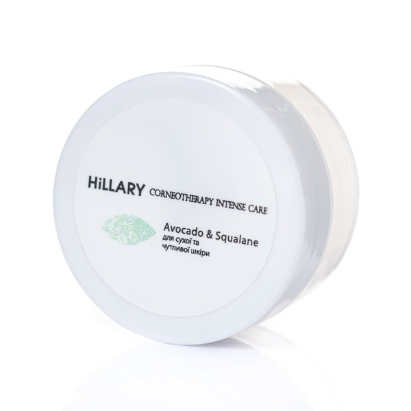 TRAVEL Крем для сухої та чутливої шкіри Hillary Corneotherapy Intense Сare Avocado & Squalane, 5 г - фото №1