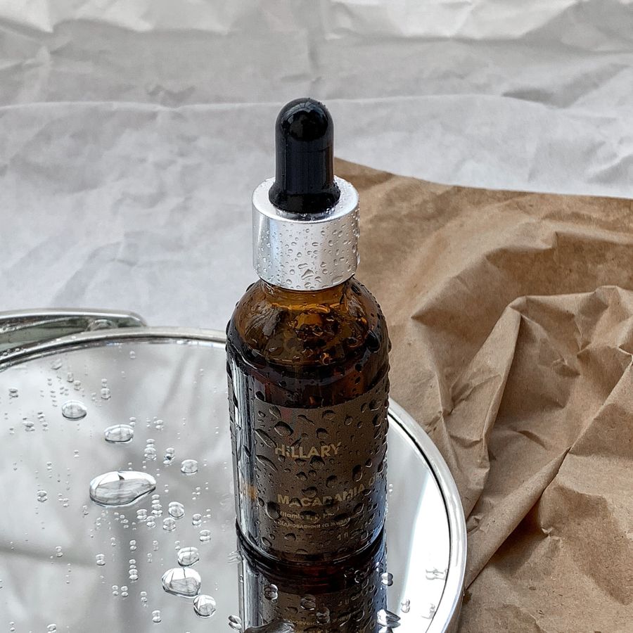 Органическое нерафинированное масло макадамии холодного отжима Hillary Organic Cold-Pressed Oil Macadamia - фото №1