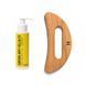 Wooden gouache body scraper + Anti-cellulite dry oil with ximenia 250 ml