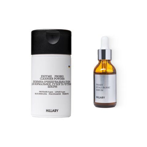 Set Enzymatic cleansing and moisturizing for dry and normal skin