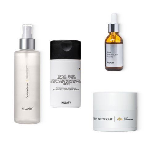 Set for morning care for normal facial skin