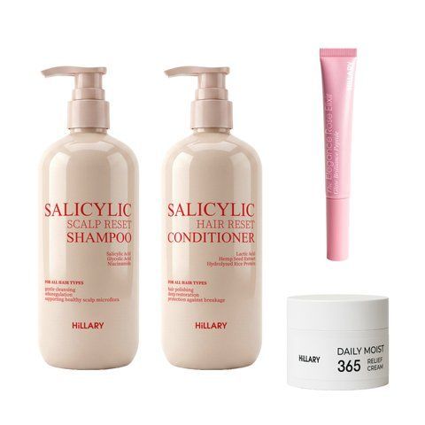 Набір для відновлення та зволоження шкіри, волосся і губ Hillary Total Skin, Hair & Lip Care Set - фото №1