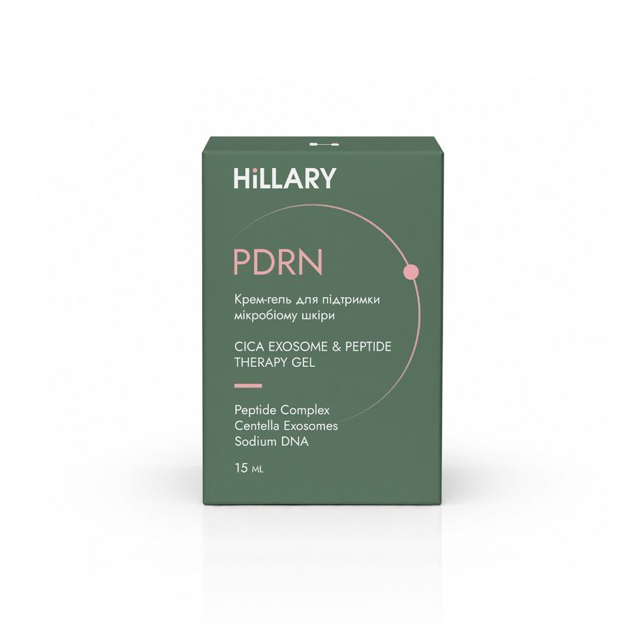 Крем-гель для підтримки мікробіому шкіри Hillary PDRN Cica Exosome Peptide Therapy Gel, 15 мл - фото №1