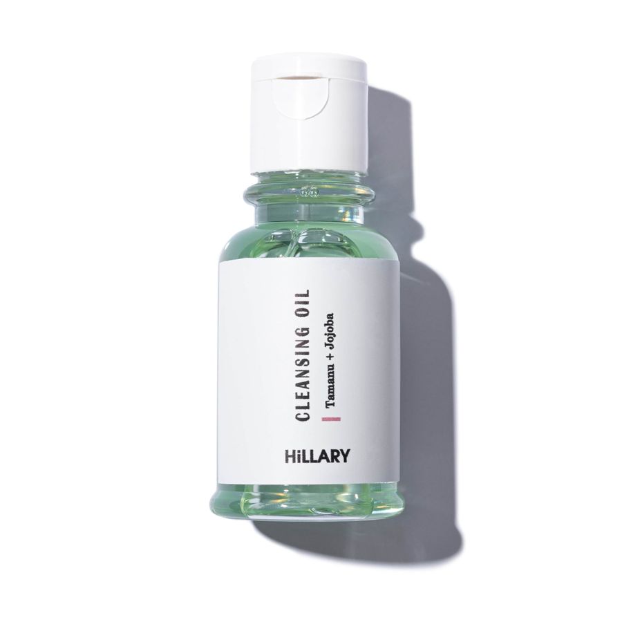 SAMPLE Hydrophilic oil for oily and combination skin Hillary Cleansing Oil Tamanu + Jojoba oil, 35 ml