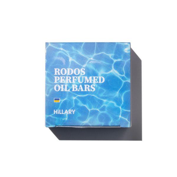 Твердый парфюмированный крем-баттер для тела Hillary Pеrfumed Oil Bars Rodos, 65 г - фото №1