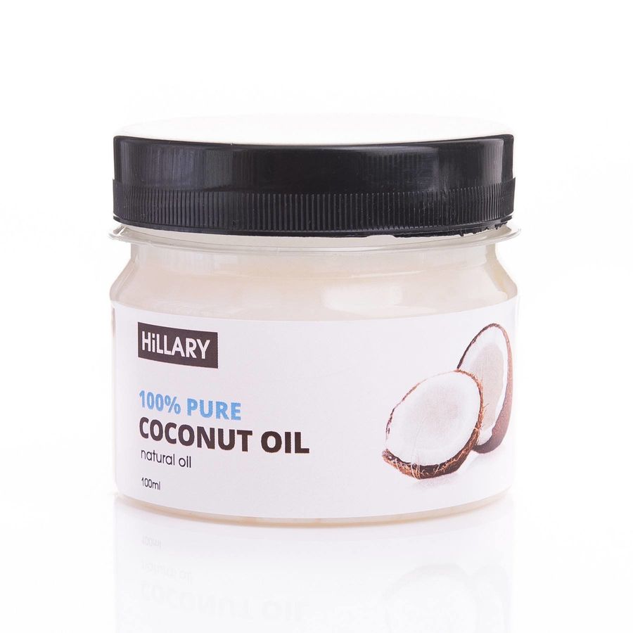 Hillary 100% Pure Coconut Oil Refined Coconut Oil, 100 ml