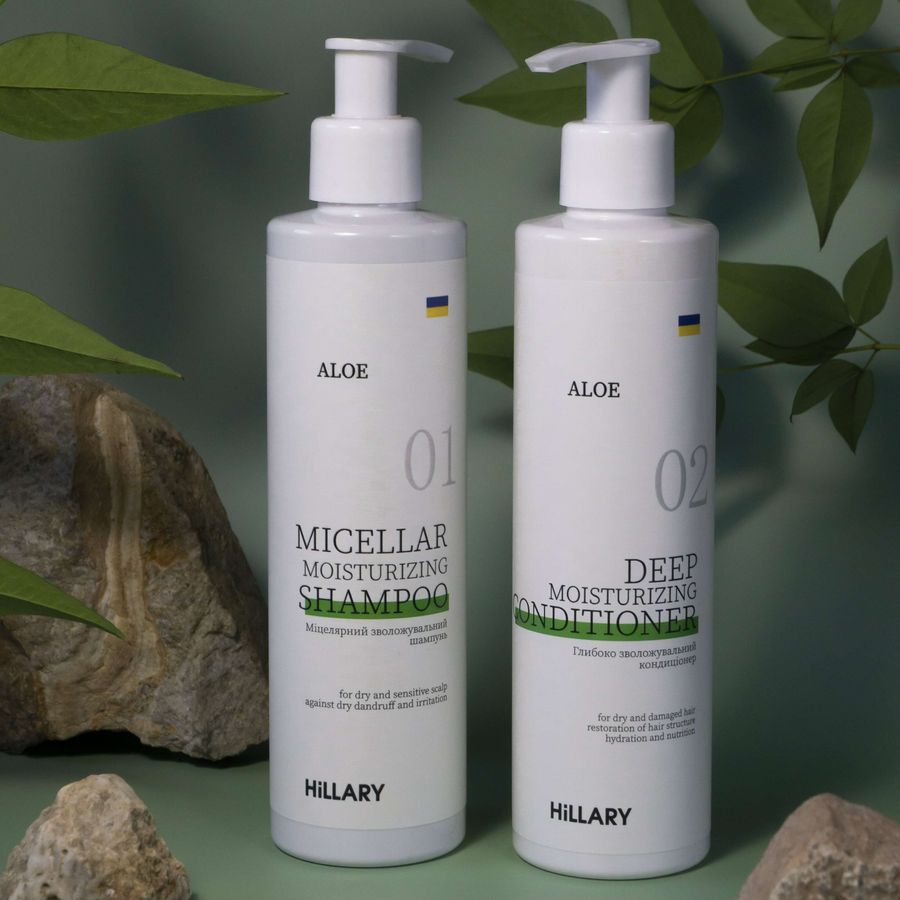 Hillary Aloe Deep Moisturizing Kit for Dry Hair