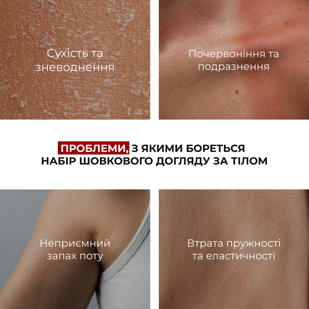 Набір шовкового догляду за тілом Hillary Perfect Silk Body Care