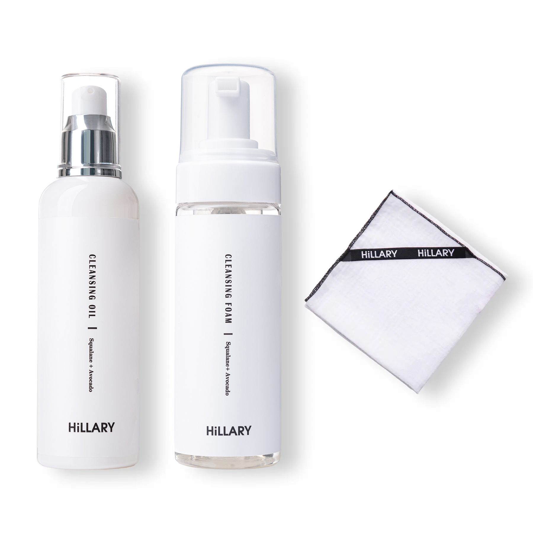 Набор для 2-этапного очищения сухой и чувствительной кожи Hillary Double Dry Skin Cleansing