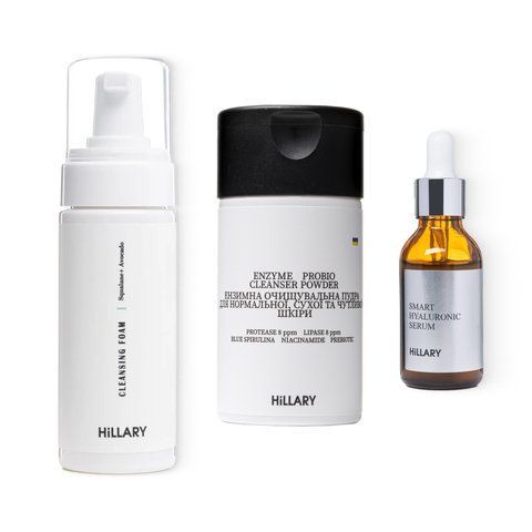 Hillary Set Enzymatic cleansing and moisturizing for dry skin + Foam