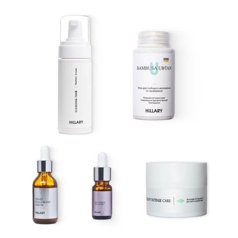 Базовий набір для догляду за сухою шкірою Зимовий догляд Hillary Winter care for dry skin - фото №1