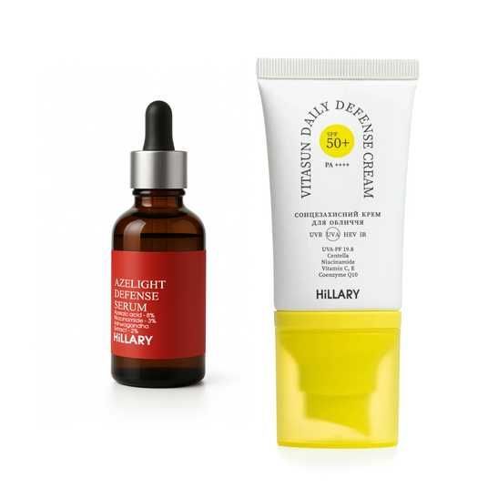 Комплекс для сяйва й захисту шкіри SPF50 Hillary Brightening and
