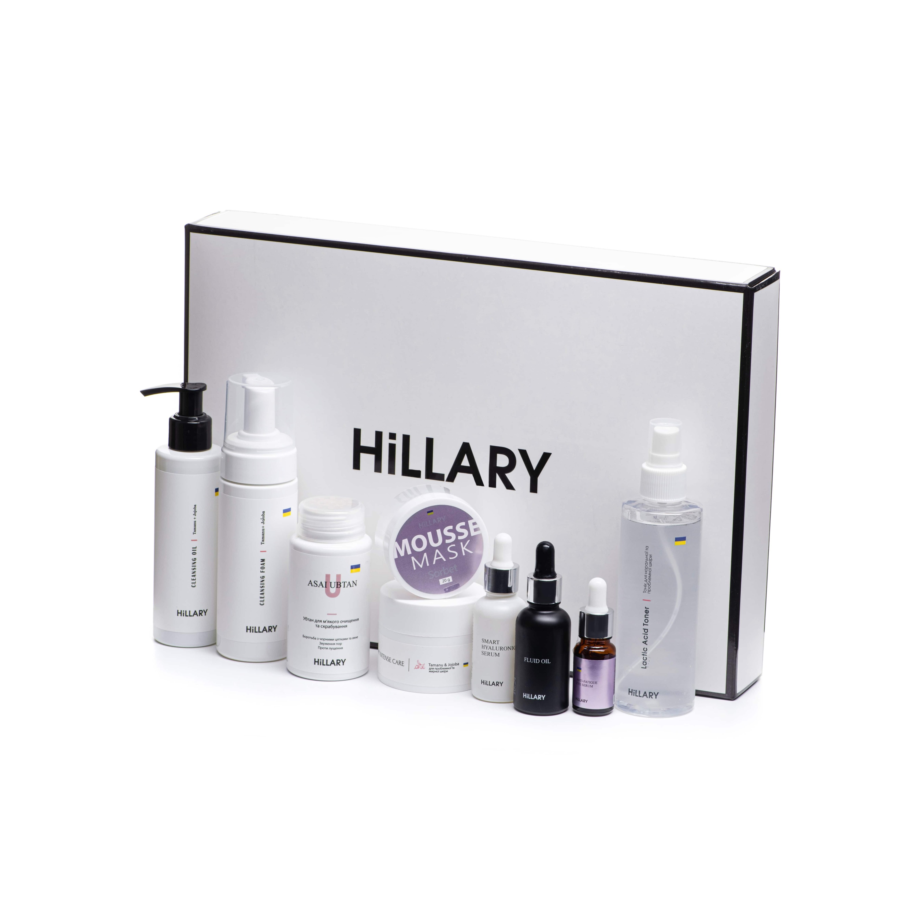 Акція на Набір для комплексного догляду за жирною та проблемною шкірою Hillary Perfect 9 від Hillary-shop UA