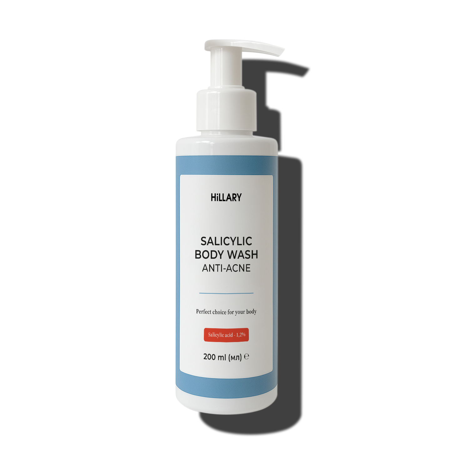 

Очищувальний гель для тіла з саліциловою кислотою Hillary Anti-Acne Salicylic Body Wash, 200 мл