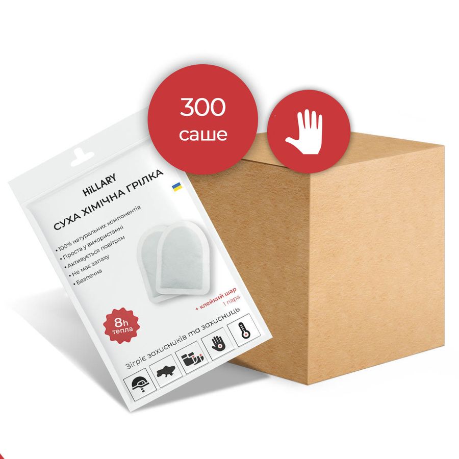 Chemical hand warmer Warm Touch Pad, 300 sachets