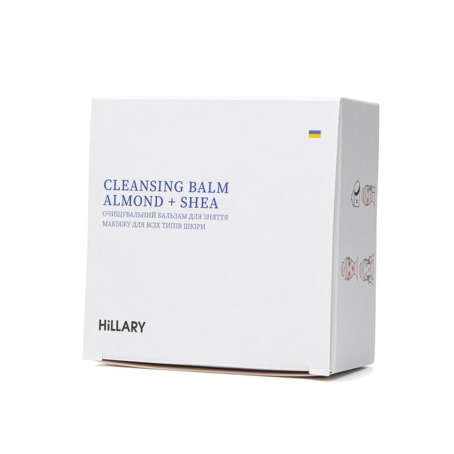 Очищувальний бальзам для зняття макіяжу для всіх типів шкіри Hillary Cleansing Balm Almond + Shea,  90мл - фото №1