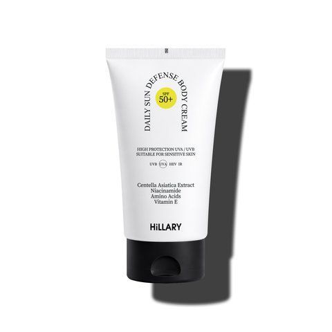 Hillary Daily Sun Defense Body Cream, 150 ml