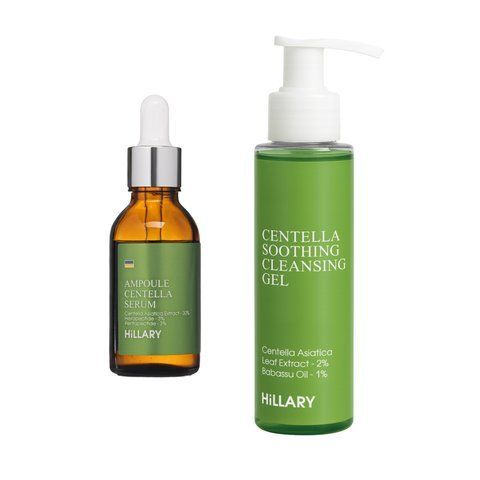 Набір заспокійливий з центеллою Hillary Centella Soothing Set - фото №1