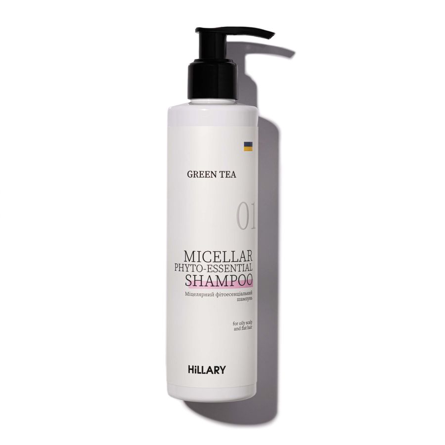 Micellar phytoessential shampoo Green Tea Hillary Green Tea Micellar Phyto-essential Shampoo, 250 ml