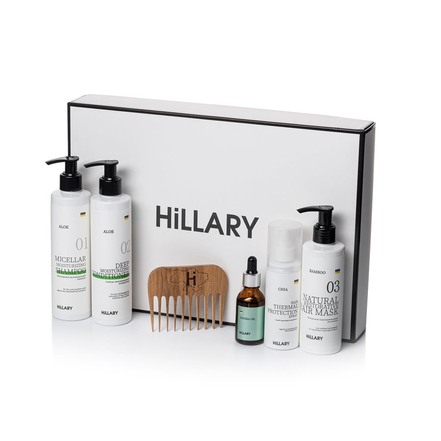 Набір комплексного догляду за сухим типом волосся Hillary Perfect Hair Aloe - фото №1