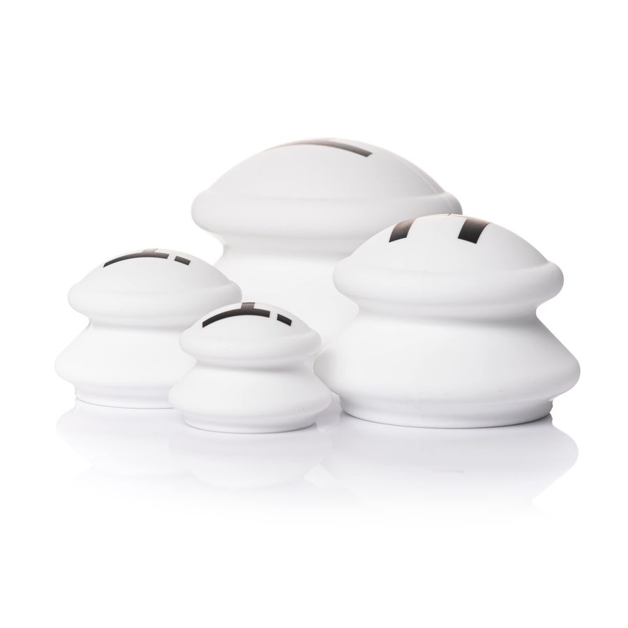 A set of vacuum jars for the body + Ximenia Anti-cellulite anti-cellulite products