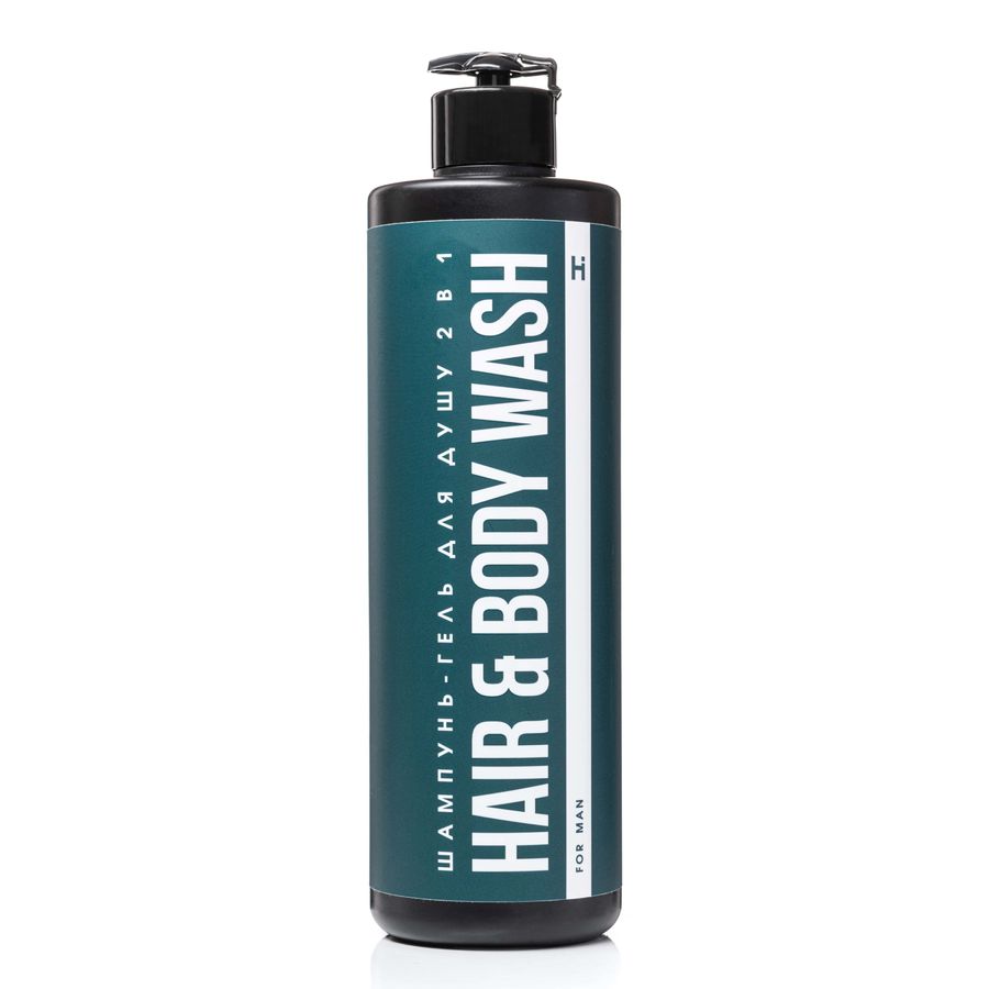 Men's Shampoo-Shower Gel 2 in 1 + Beard Oil Serum