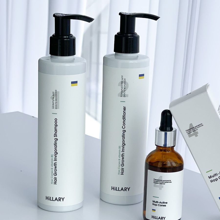 Enzyme peeling for the scalp + Complex for hair growth Hop Cones & B5 Hair Growth Invigorating