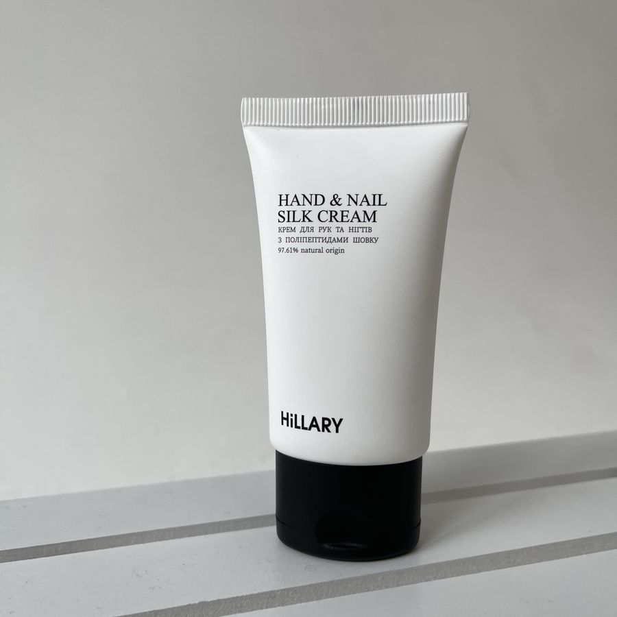 Крем для рук и ногтей с полипептидами шелка Hillary Hand and Nail Silk Cream, 30 мл - фото №1