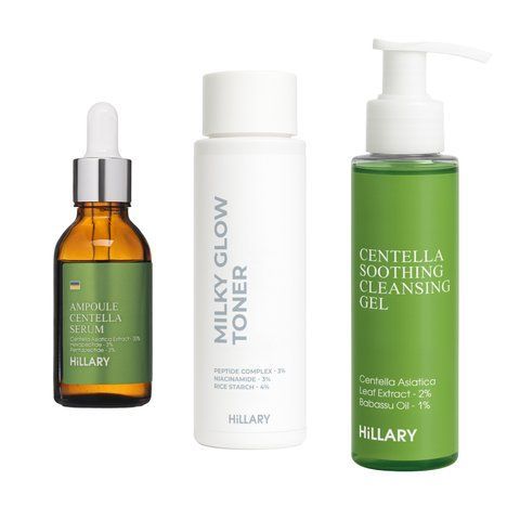Набір для заспокоєння та зволоження шкіри з центелою Hillary Centella Calm & Hydrate Set - фото №1