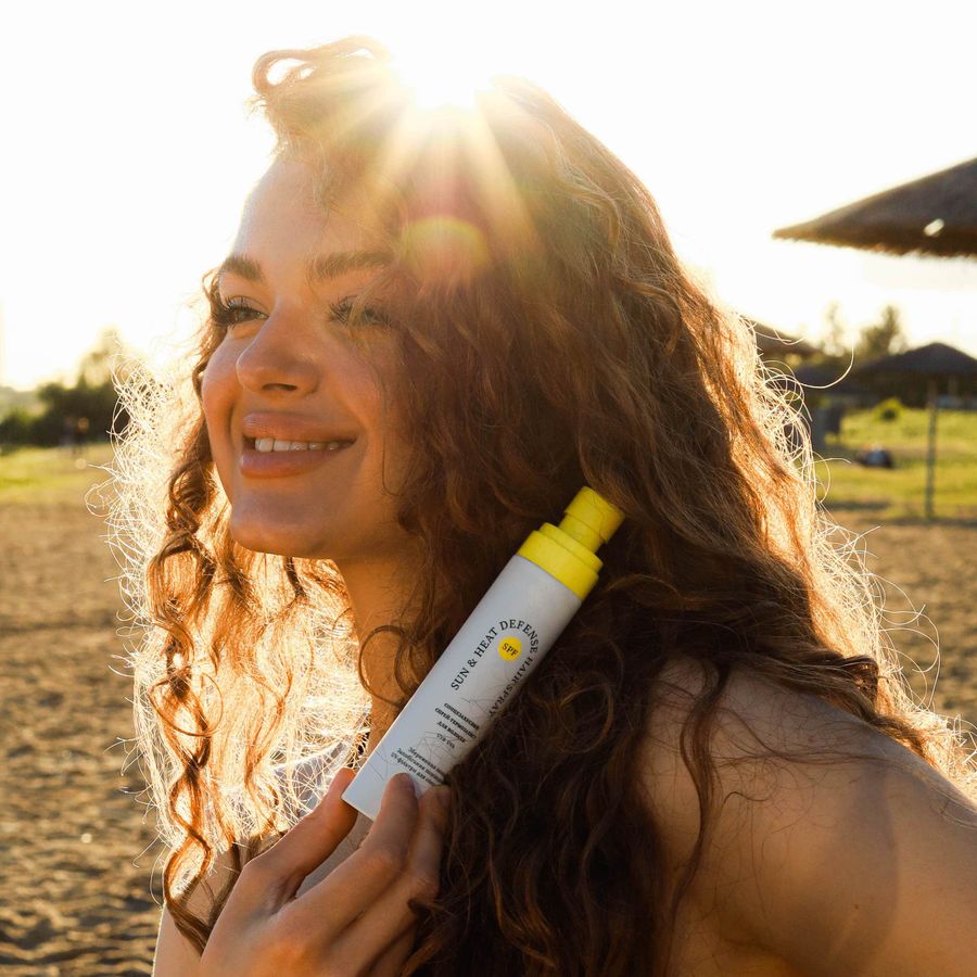 Sunscreen heat protection spray + Complex for oily hair type