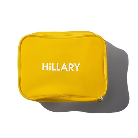 Косметичка желтая Hillary Sunny Delight cosmetic bag, 22х15 см - фото №1