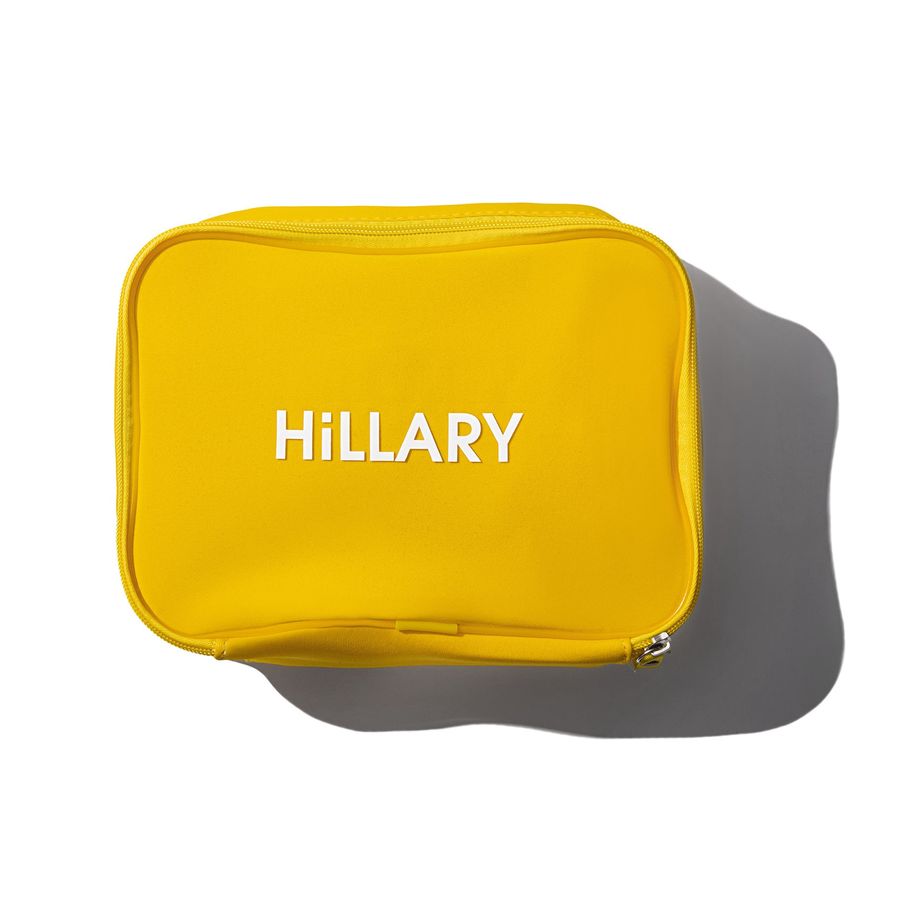 Косметичка желтая Hillary Sunny Delight cosmetic bag, 22х15 см - фото №1