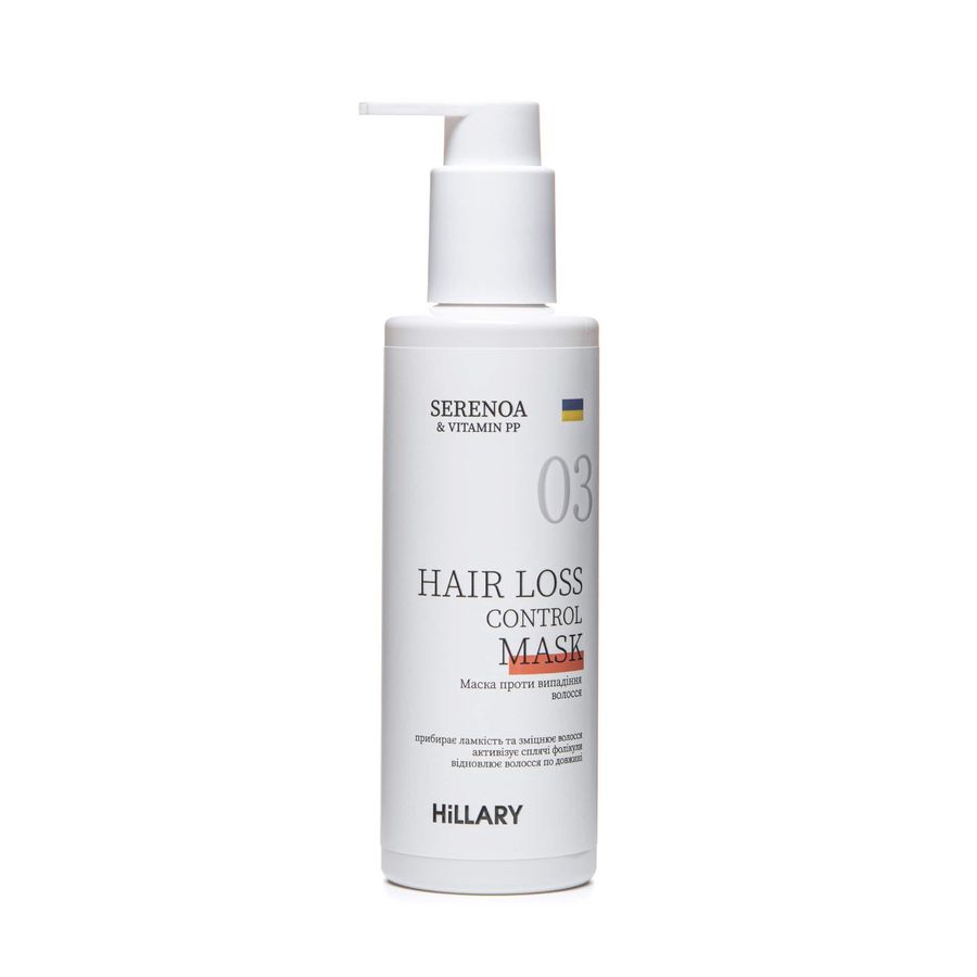 Маска против выпадения волос Hillary Serenoa & РР Hair Loss Control Mask, 200 мл - фото №1