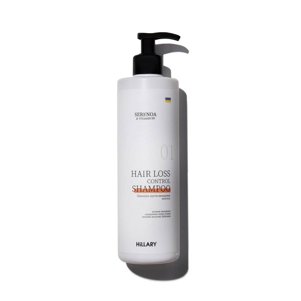 Шампунь против выпадения волос Hillary Serenoa & РР Hair Loss Control Shampoo, 500 мл - фото №1