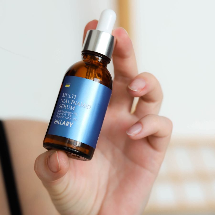Multi-serum for the face + Multifunctional patches with niacinamide