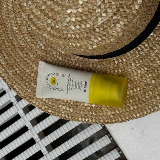 Sunscreen for the face SPF 50+ Hillary VitaSun Daily Defense Cream