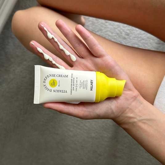 Sunscreen for the face SPF 50+ Hillary VitaSun Daily Defense Cream