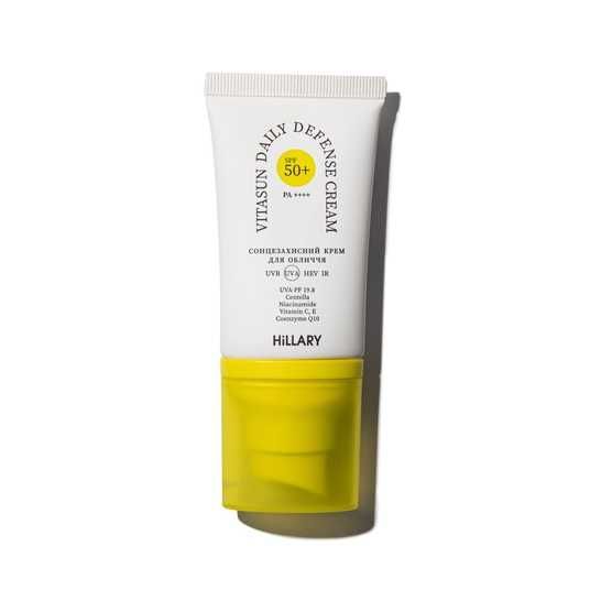 Sunscreen for the face SPF 50+ Hillary VitaSun Daily Defense Cream