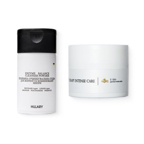 Enzyme cleansing powder BALANCE + Cream for all skin types