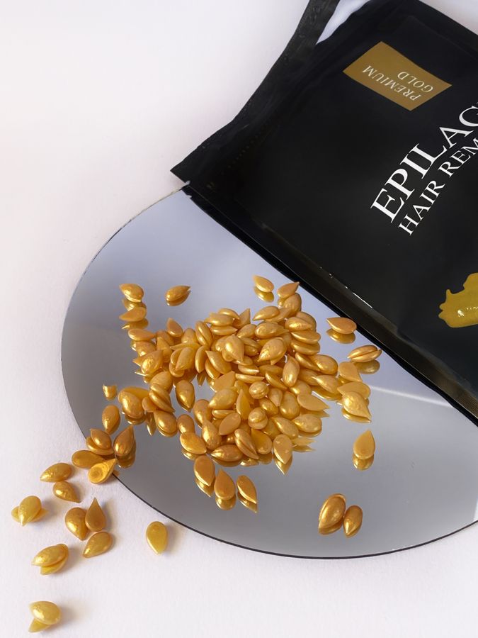 Сезонный запас гранул для эпиляции х5 Hillary Epilage Premium Gold - фото №1