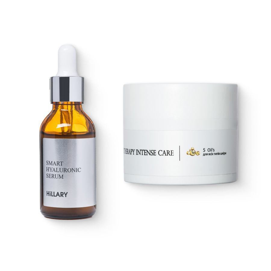 Hyaluronic serum Smart Hyaluronic + Cream for all skin types Corneotherapy Intense Сare 5 oil&rsquo;s