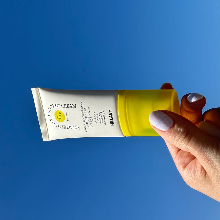 Солнцезащитный крем SPF 30+ Hillary VitaSun Daily Protect Cream, 40 мл - фото №1