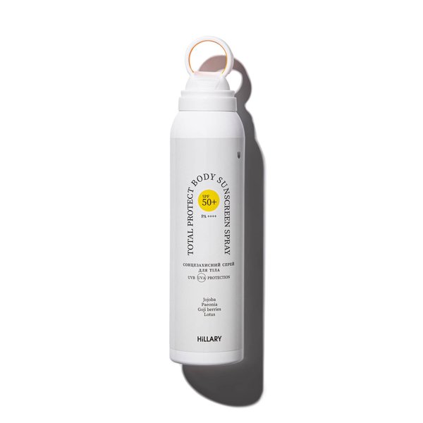 Сонцезахисний спрей для тіла SPF 50+ Hillary Total Protect Body Sunscreen Spray, 150 мл - фото №1