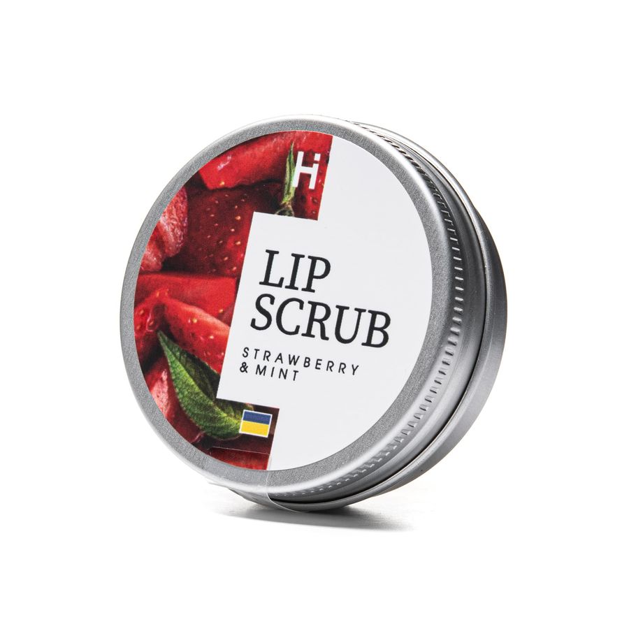 Скраб для губ Клубника Мята Hillary Lip Scrub Strawberry Mint, 30 г - фото №1