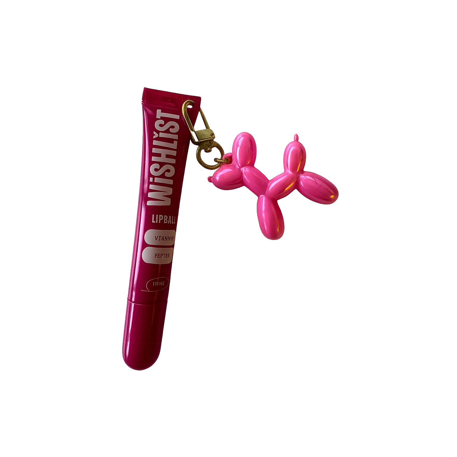 Бальзам-блиск для губ Ruby Nectar WiSHLiST Lip Gloss Balsam, 10 мл + Іграшка-брелок