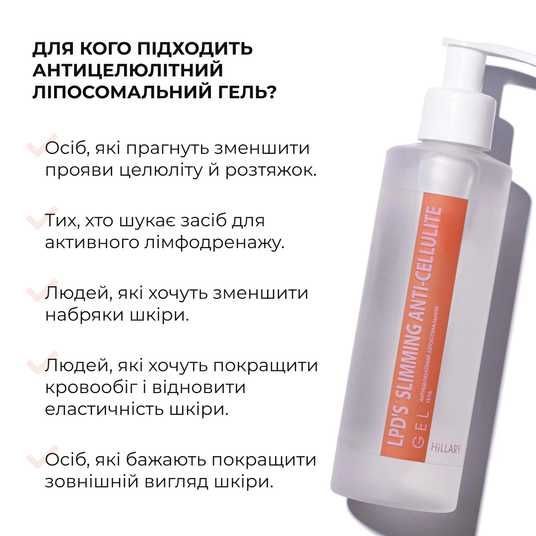 Антицеллюлитный липосомальный гель Hillary Anti-cellulite Gel