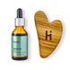 Скребок гуаша для лица деревянный + Органическое масло жожоба - фото